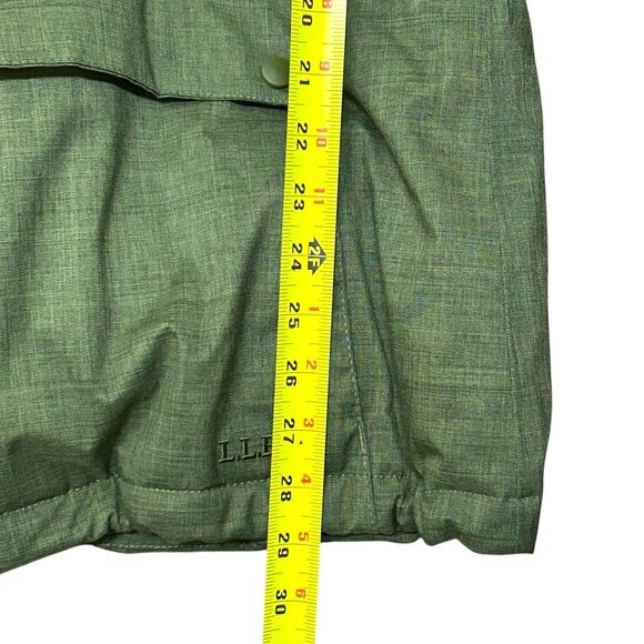 LL Bean Womens M Baxter State Parka Jacket Good Down Removable Faux Fur Trim EUC - Picture 11 of 16